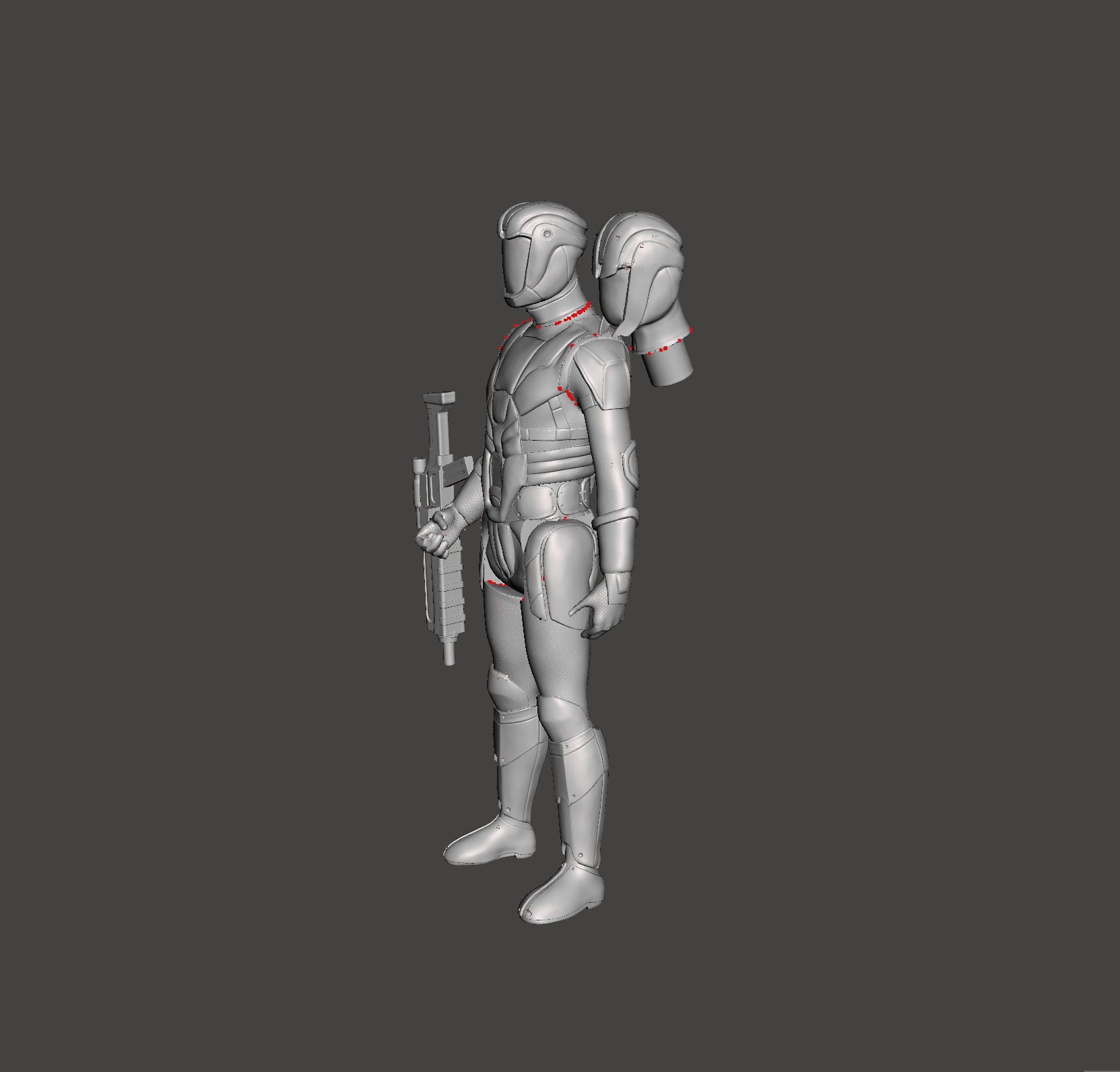 Star Wars Sith Trooper 3D Printed Custom Model Figure Kit Etsy