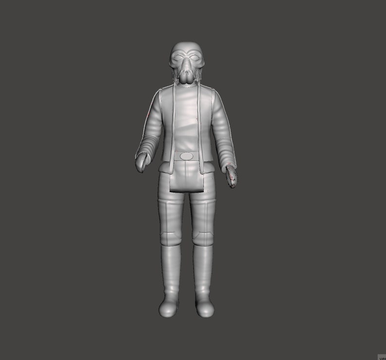 Star Wars Walrus Man, Ponda Baba Cantina Alien, 3D Printed Custom Model