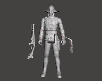 Star Wars Force Awakens Sidon Ithano, Maz Castle, 3D printed custom model action figure kit (unpainted/unassembled).