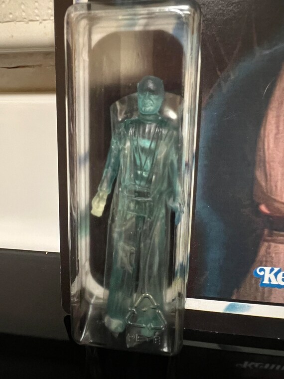 Star Wars Vintage Obi-wan Kenobi Force Ghost, Custom Carded Kenner