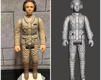 Vintage Star Wars Toryn Farr, 3D printed custom model action figure kit (unpainted/unassembled).