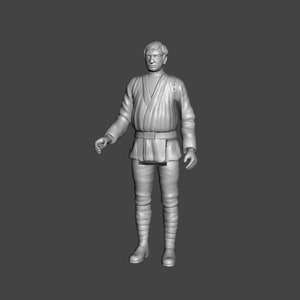 Star Wars, Wuher cantina bartender, 3D printed custom action figure kit (unpainted/unassembled).