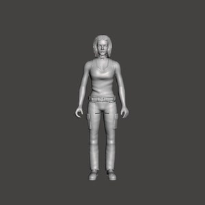 Predator Alien Film Anna, Vintage Kenner Stil Actionfigur. 1/18 Gliederfigur. UNLACKIERT SET