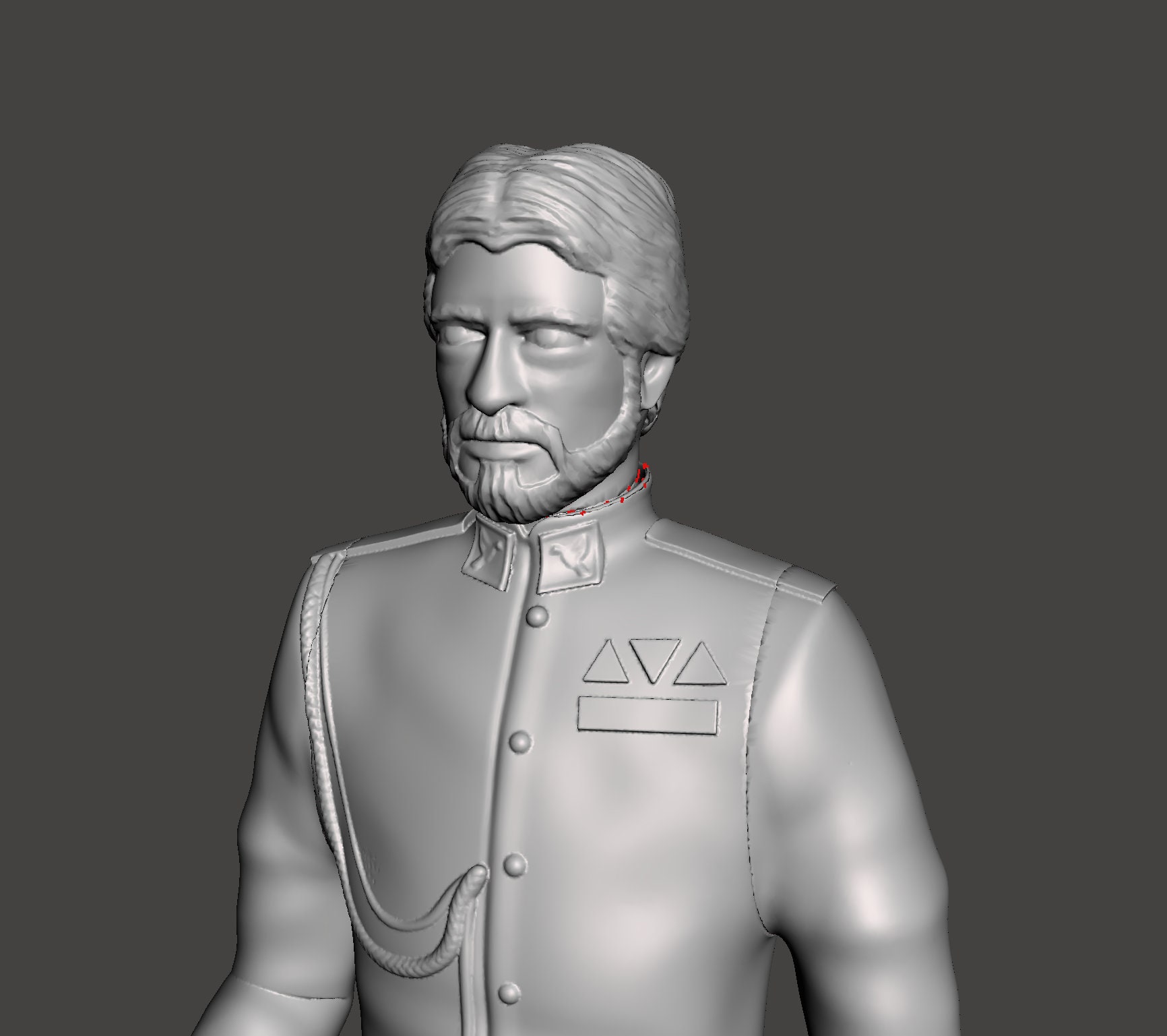 Vintage Dune Movie, Duke Leto Atreides Uniform Custom Action Figure