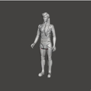 Vintage Dune movie, custom Lady Jessica Atreides Stillsuit action figure. Kenner style 3.75&quot;, 1/18 articulated figure model UNPAINTED KIT
