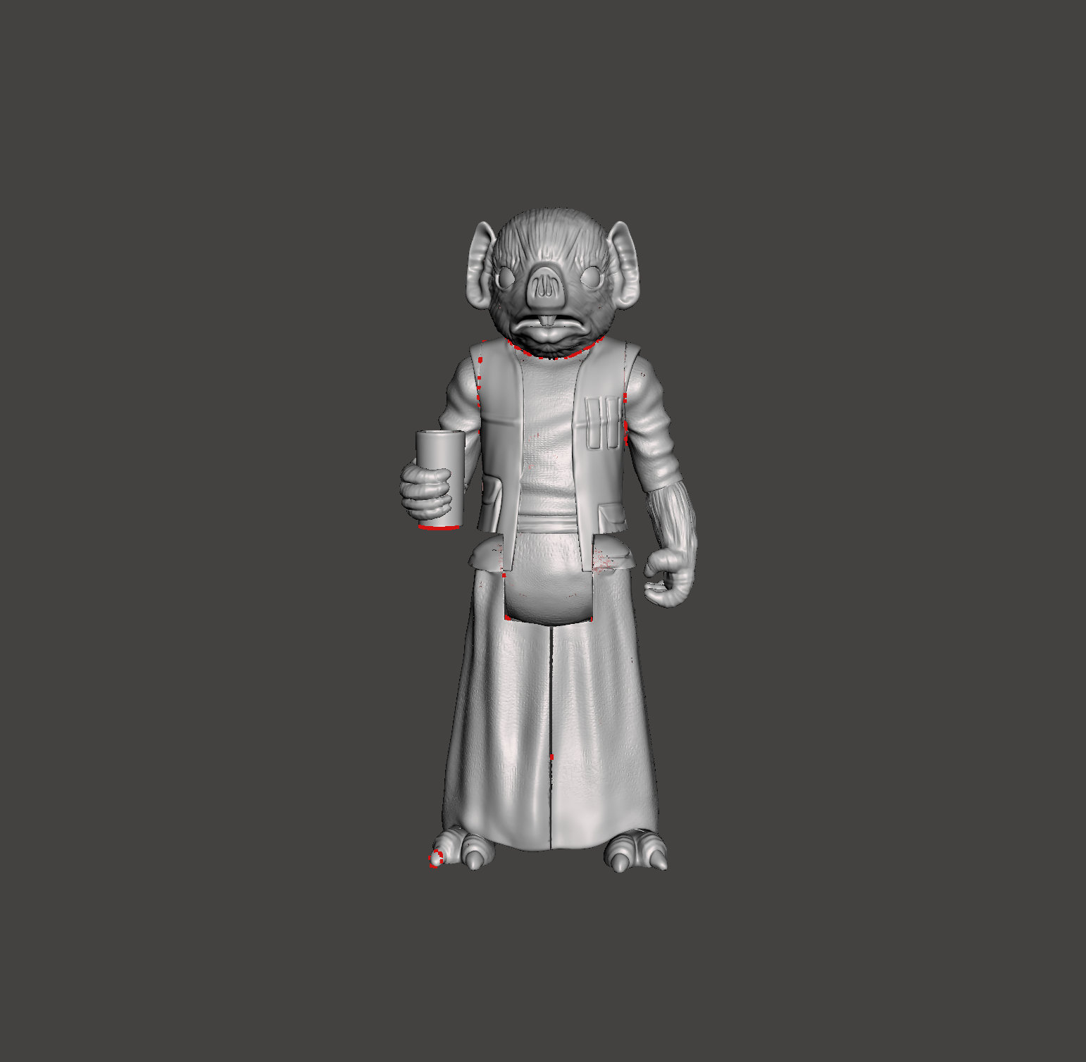 スターウォーズ　STAR WARS/ カンティーナ　エイリアンズ Star Wars, Vintage Kabe Cantina Alien, 3D Printed Custom Action
