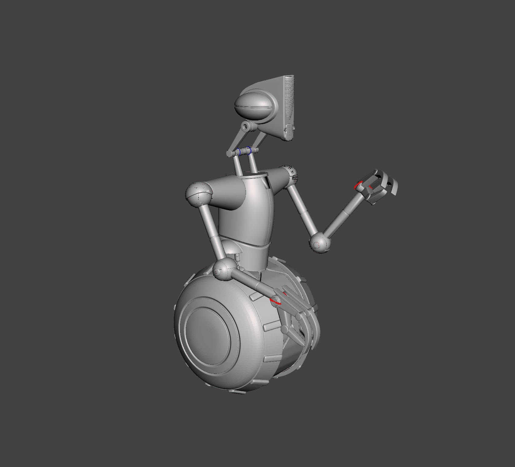 Star Wars Rickshaw Star Wars RIC (rickshaw) Droid, 3D Printed Custom 3.75