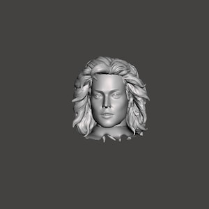 Alien, Ellen Ripley, 3D printed head for customs, (unpainted)