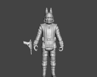 Feltipern Trevagg Head (cantina Patron) - 3D Printed- Vintage