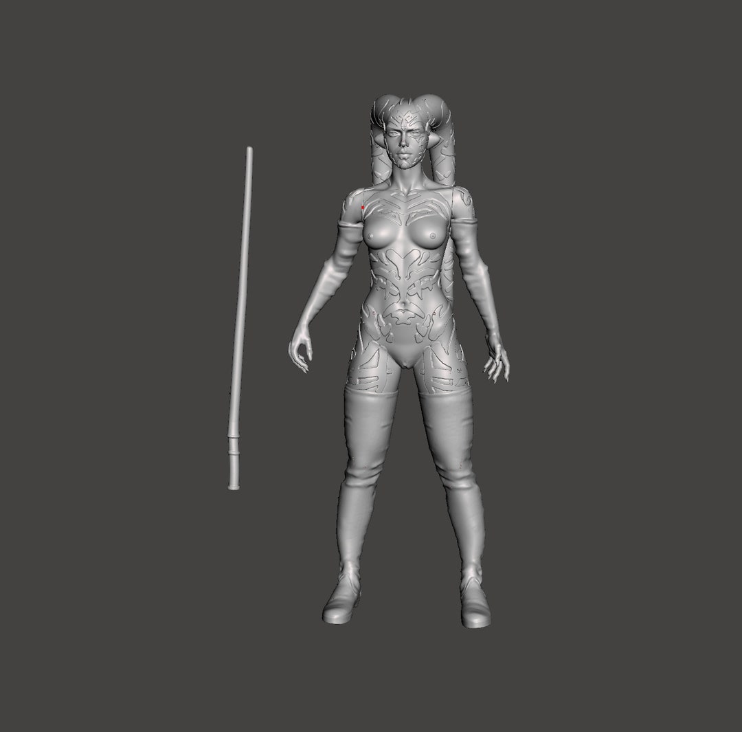 Star Wars Darth Talon Nude, Naked Legacy Comic, 3D Printed Custom Model