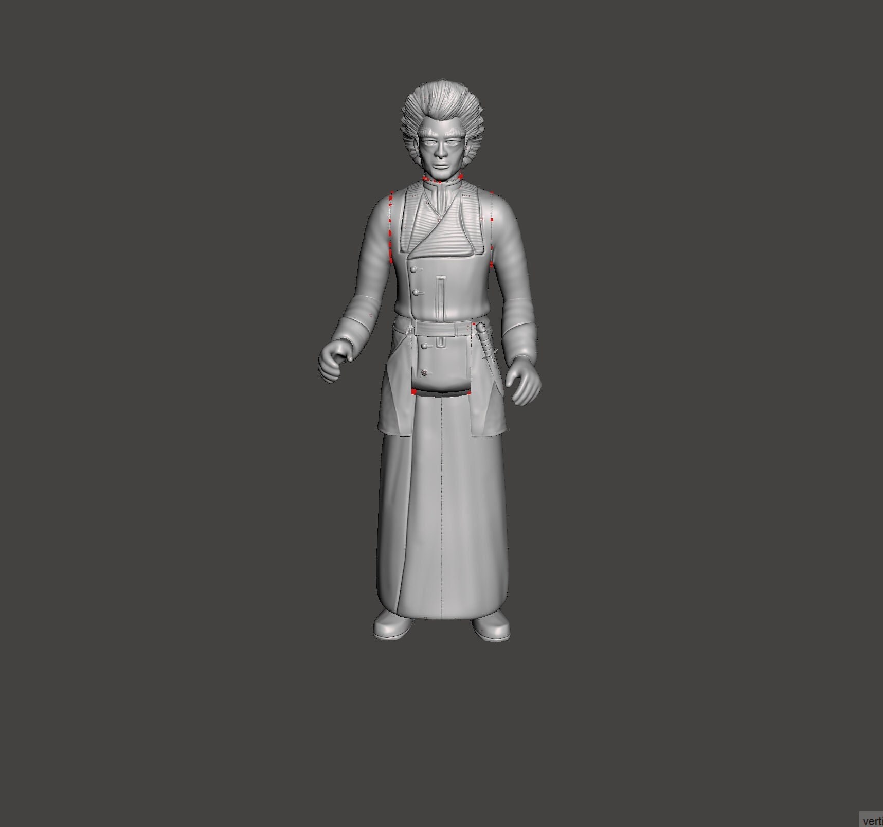 UNPAINTED Vintage Dune movie, custom Piter de Vries Harkonnen Mentat action figure. Kenner style 3.75", 1/18 articulated figure model kit.