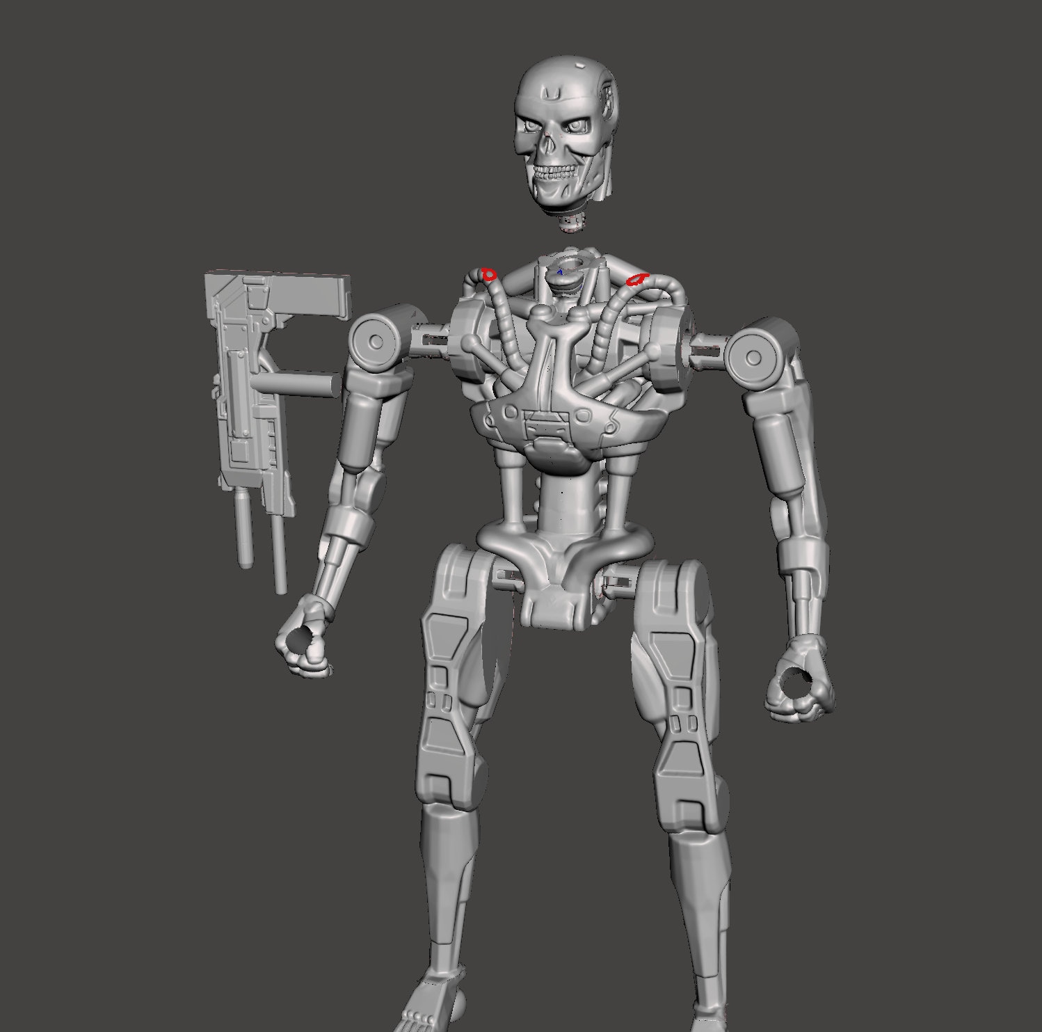 Vintage Terminator Movie T-800 Cyberdyne Action Figure
