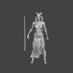 スターウォーズ ブラックシリーズ ダース・タロン レガシー コミックブック、3Dプリントカスタムモデル 6インチ アクションフィギュアキット 1/12 (未塗装/未組み立て)。