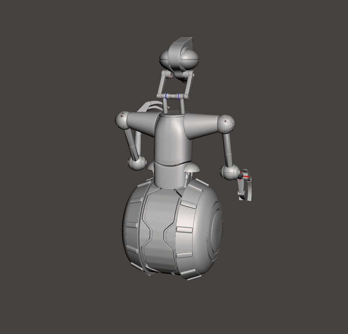 Star Wars Rickshaw Star Wars RIC (rickshaw) Droid, 3D Printed Custom 3.75