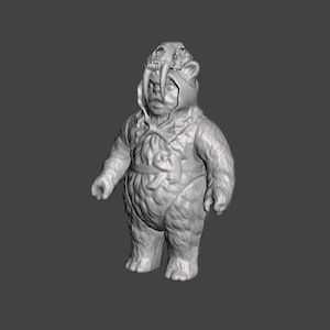 Star Wars Ewok (Sabertooth Ewok), 3D printed custom model action figure kit (unpainted/unassembled).