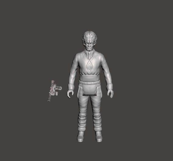 Star War Pons Limbic, Brainiac Cantina Alien, 3D Printed Custom