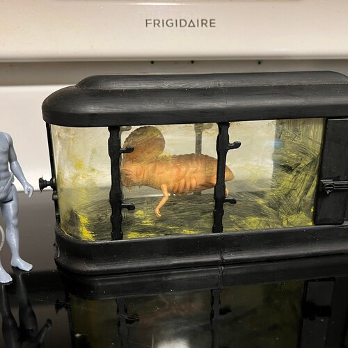 Vintage Dune movie, custom 3rd Stage Guild Navigator tank model kit.