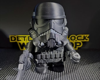 0102 Shadow Stormchunker – Star Wars Stormtrooper Chunker Figurine | 3D Printed Collectible | Geeky Gift for Sci-Fi Fans