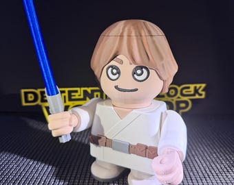 0153 Luke Chunkwalker – Luke Skywalker-Inspired Chunker Figurine | 3D Printed Star Wars Collectible | Geeky Jedi Gift
