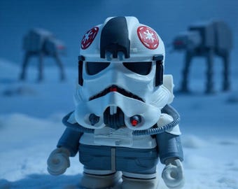 0140 AT-AT Chunker Pilot – Star Wars Inspired Pilot Figurine | 3D Printed Sci-Fi Collectible | Geeky Gift