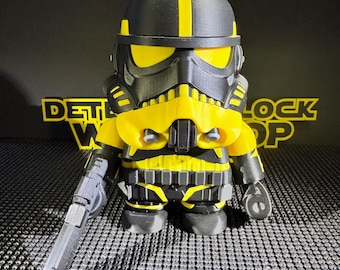 0106 Steelers Stormchunker – Star Wars Stormtrooper Chunker Figurine | 3D Printed Collectible | Geeky Gift for Sci-Fi Fans
