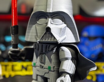 0123 Chunk Vader  "Custom" – Darth Vader-Inspired Chunker Figurine | 3D Printed Star Wars Collectible | Geeky Gift for Sith Fans