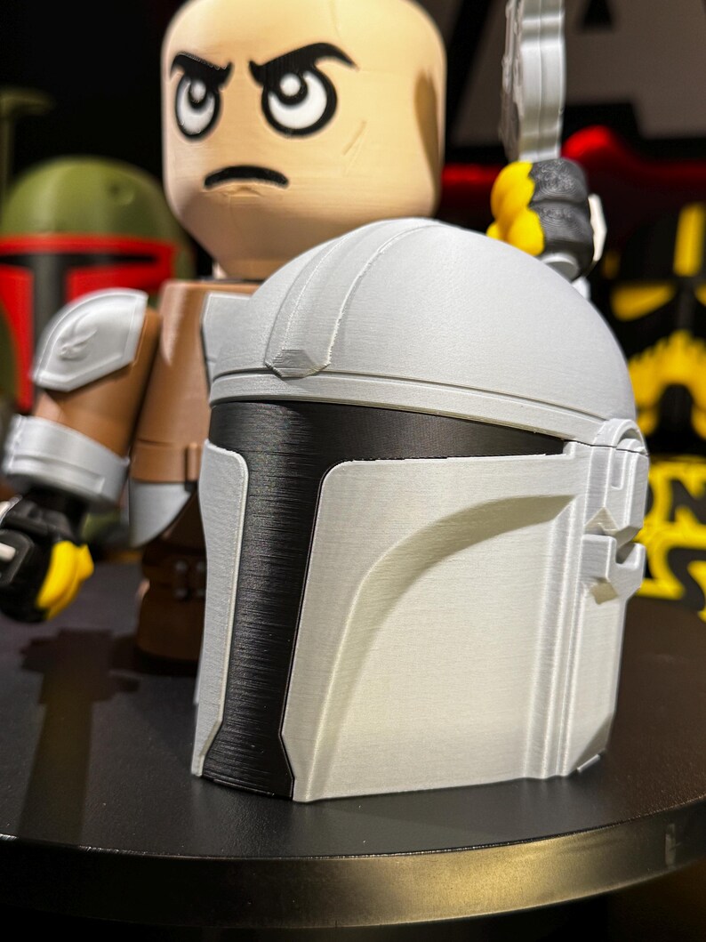 0130 The Chunkalorian – Star Wars Mandalorian Chunker Figurine | 3D Printed Collectible | Geeky Gift for Sci-Fi Fans image 9