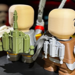 0130 The Chunkalorian – Star Wars Mandalorian Chunker Figurine | 3D Printed Collectible | Geeky Gift for Sci-Fi Fans image 11