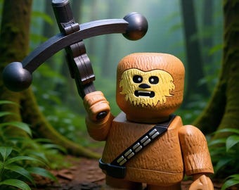 0152 Chunkbacca – Chewbacca-Inspired Chunker Figurine | 3D Printed Wookiee Collectible | Geeky Star Wars Gift
