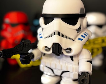 Stormchunker – Star Wars Stormtrooper Chunker Figurine | 3D Printed Collectible | Geeky Gift for Sci-Fi Fans