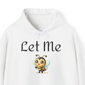 Let Me Bee, uniseks Heavy Blend™-sweater met capuchon, Save The Bees-hoodie