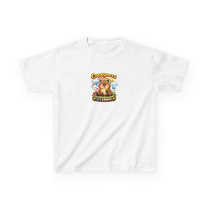 Cappyness ist eine Wahl Capybara Tee | Kinder Baumwoll T-Shirt Bild 3