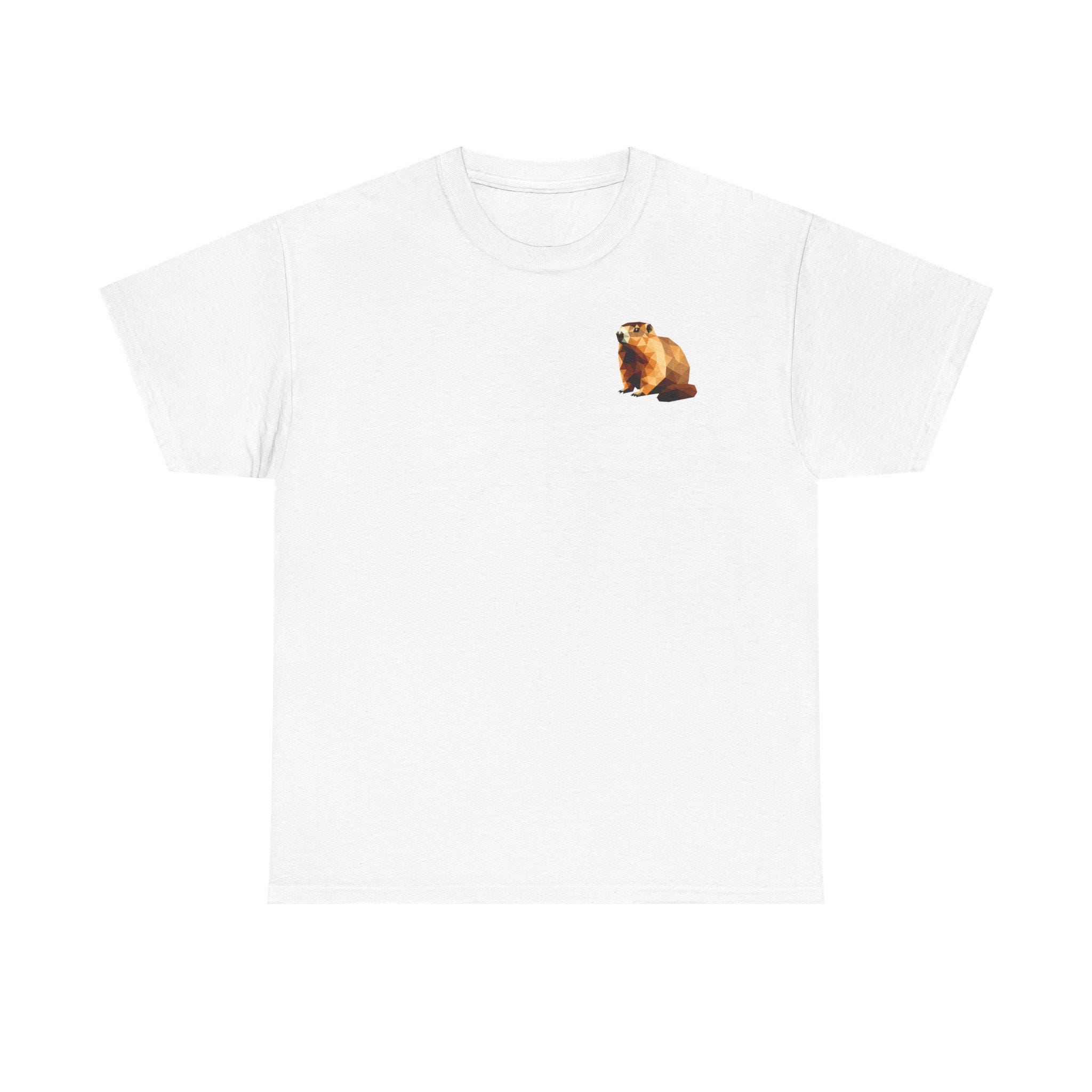 Marmot Design uniseks zwaar katoenen T-shirt