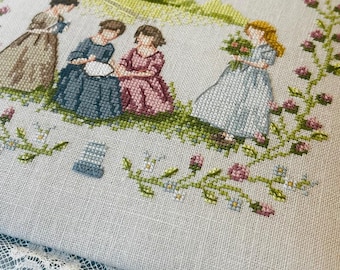 若草物語 クロスステッチパターン PDF | 文学的な刺繍デザイン