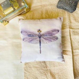 Dragonfly (cushion)- Libellula (cuscino) - PDF digitale - Schema punto croce