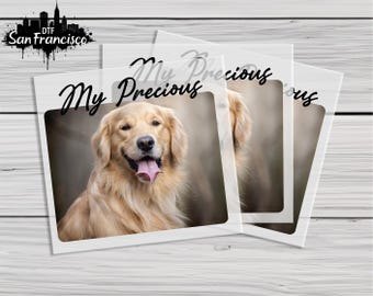 Custom Dog Photo Dtf Heat Transfers, Dog Portrait Name Ready For Press, Dog Mom Gifts Dtf Transfers, Dtf Heat Transfer For Dog Lovers Gifts