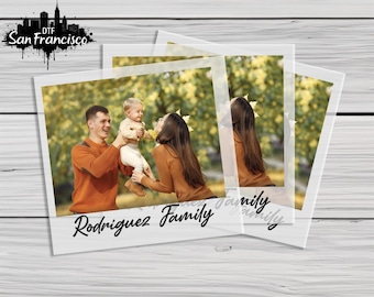 Family Picture Iron On Transfers, Family Name Photo Heat Transfer Decal, Family Picture Decal For Shirts, Custom Family Photo Iron On Decal