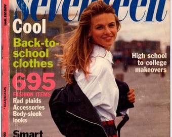 Seventeen Magazine August 1991