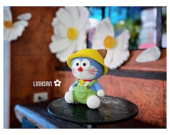 Doraemon in Summer - Crochet Pattern English