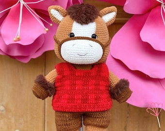 Patrón de crochet para el caballo Toto (PDF en inglés)