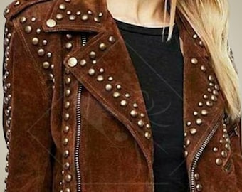 Vintage 70s 80s Berman's Cognac Brown Leather Jacket Belted