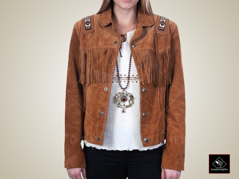 Western Suede Jacket, Women Western Jacket, Women Vintage Style, Cripple Creek, Women Stylish Jacket, Traditional Jacket, native American, WomenBuckskin Jacket, Western Native Jacket, Women Tassel Jacket, Western Suede Coat, Women Western Coat, Women buckskin jacket	

Gift For Her, Western Suede Jacket, Women Western Jacket, Women Vintage Style, Cripple Creek, Women Stylish Jacket, Traditional Jacket, native American, WomenBuckskin Jacket, Western NativeJacket, Women Tassel Jacket, Western Coat