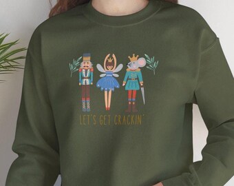 Nutcracker Ballet Sweatshirt: Christmas Holiday Graphic Tee