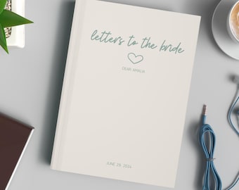 Personalized Letters to the Bride Book: Bridal Shower Guest Book
