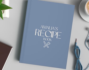 Custom Recipe Book: Personalized Family Cookbook, Blank Journal