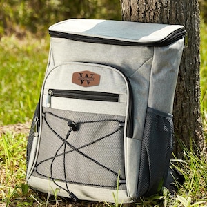 Gepersonaliseerde bierkoelerrugzak Aangepaste bierkoeltas, koelrugzak voor wandelen, geïsoleerde bierkoeler, cadeau stalknecht, vaderdagcadeau