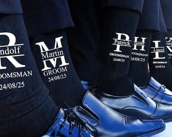 Custom Groomsman Socks,Personalized Groom Socks,Best Man Socks,Groomsmen Gift,Bachelor Party Gift,Wedding Party Gift,Groomsman Proposal Gift