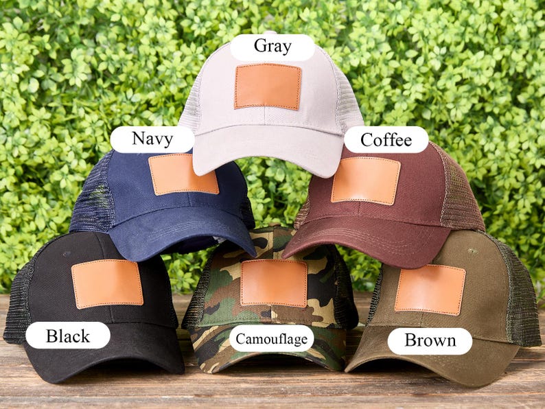 Personalized Dad Hat From Kids,Fathers Day Gift,Engraved Dad Hat With Leather Patch,Dad Baseball Hats,Custom Dad Cap, Dad Gift From Daughter image 8