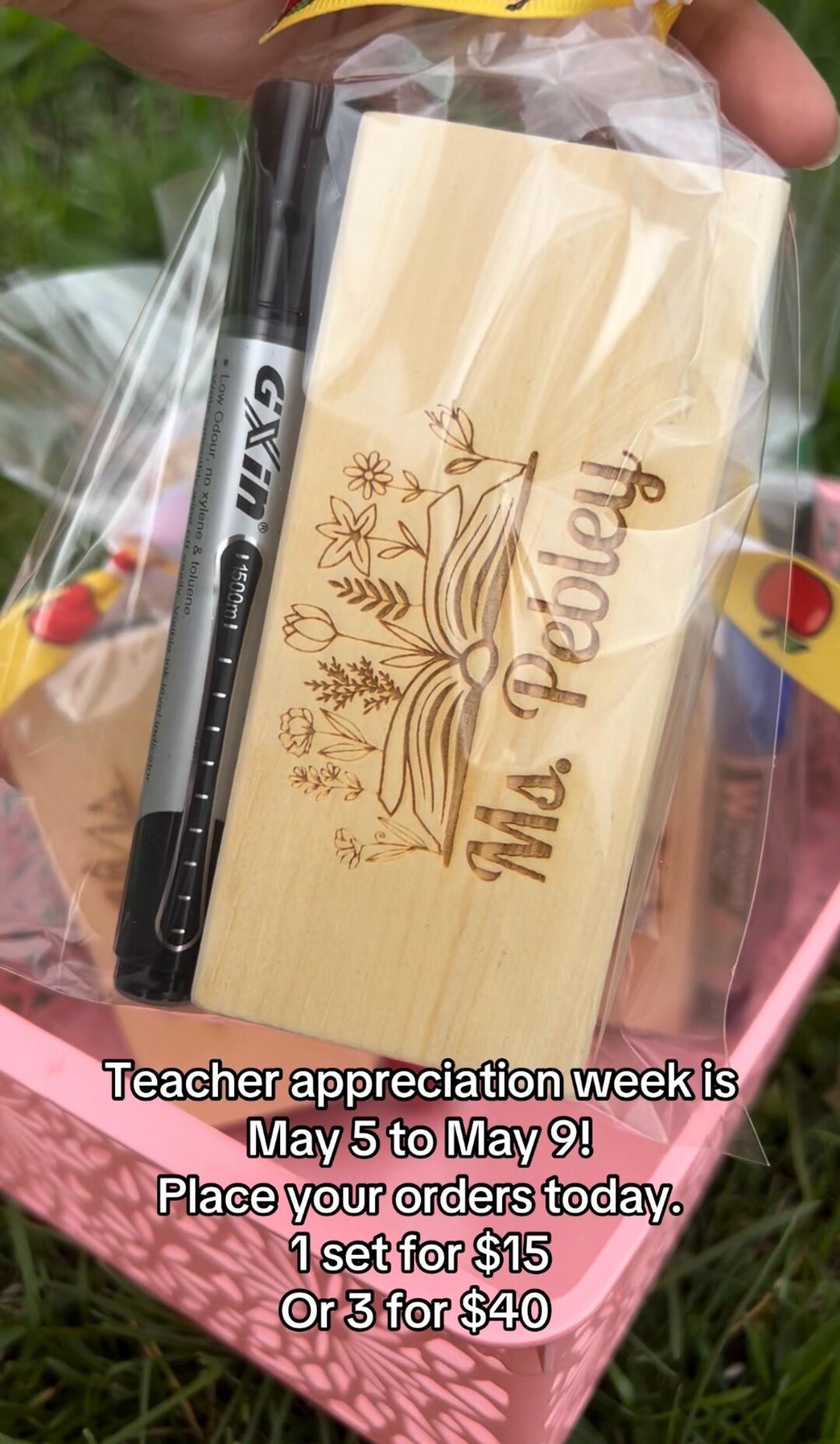 Custom Dry Erase Board Eraser | Teacher Appreciation Gifts | Teacher ...