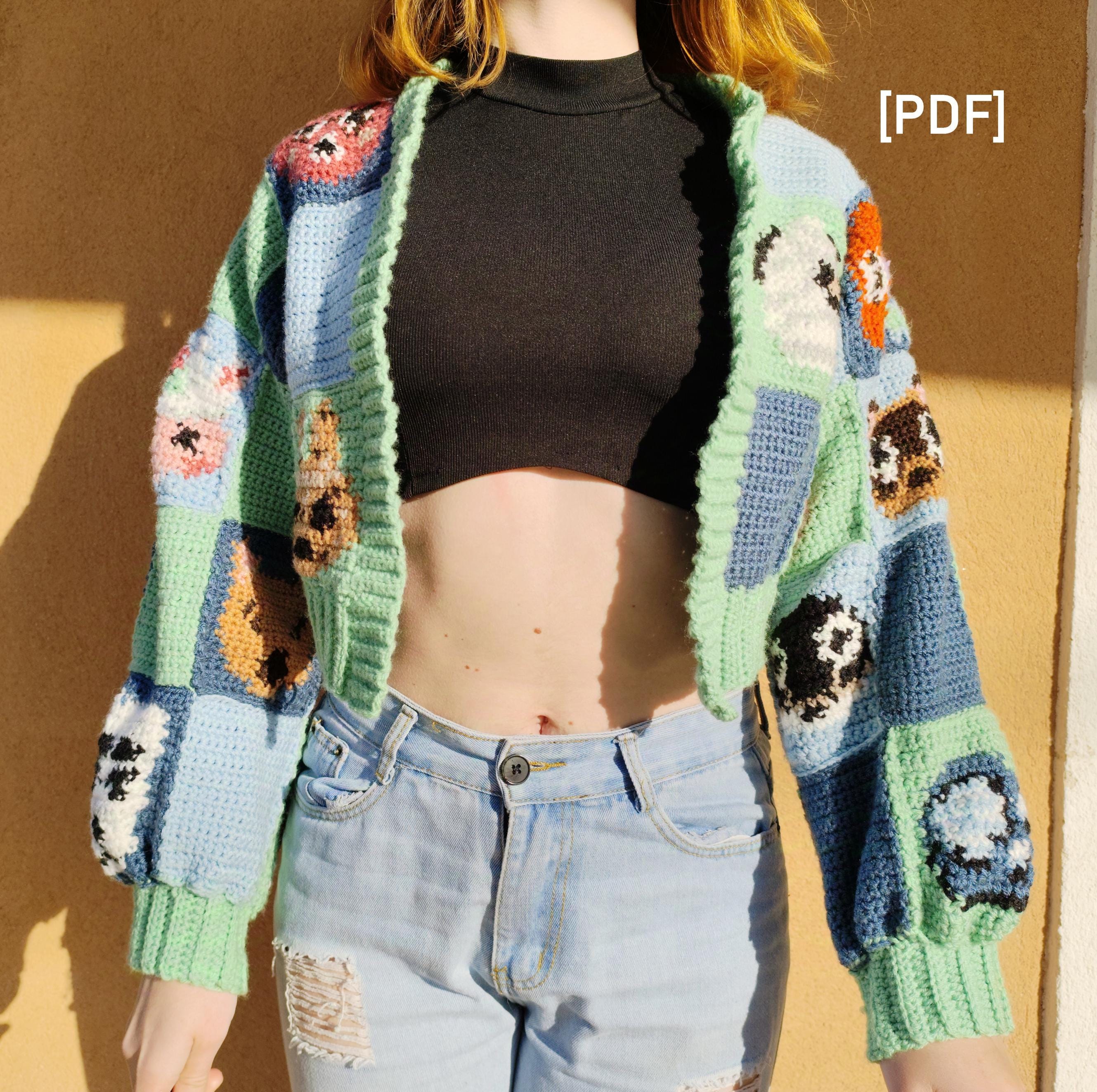 PDF | ACNH Crop Cardigan Crochet Pattern